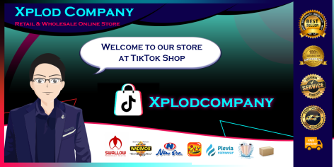 Toko Online Xplod Company di TikTok Shop Banner Toko TikTok Shop